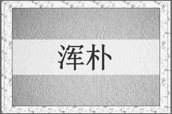 浑朴