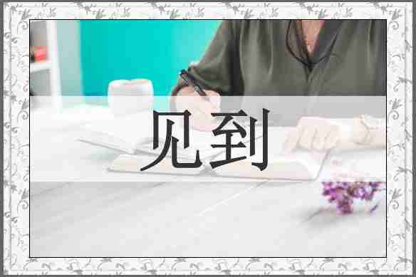 见到