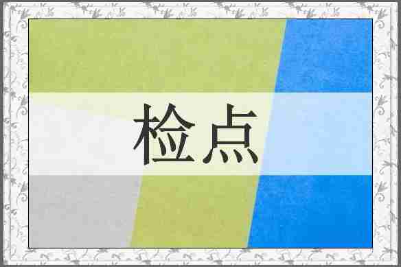检点