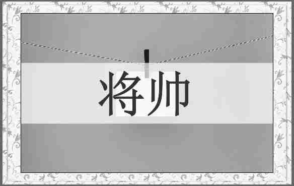 将帅