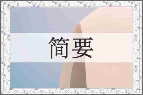 简要