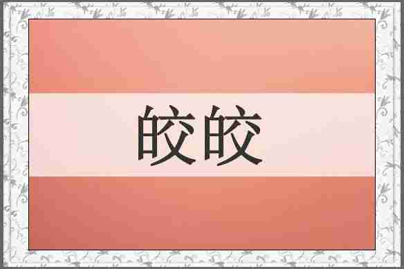 皎皎