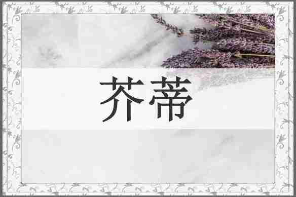 芥蒂