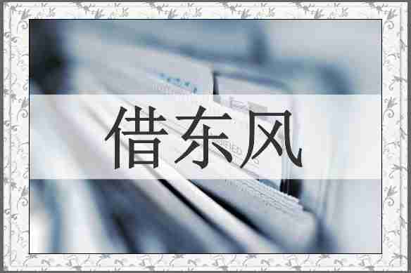 借东风