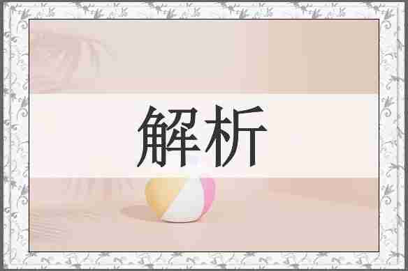 解析