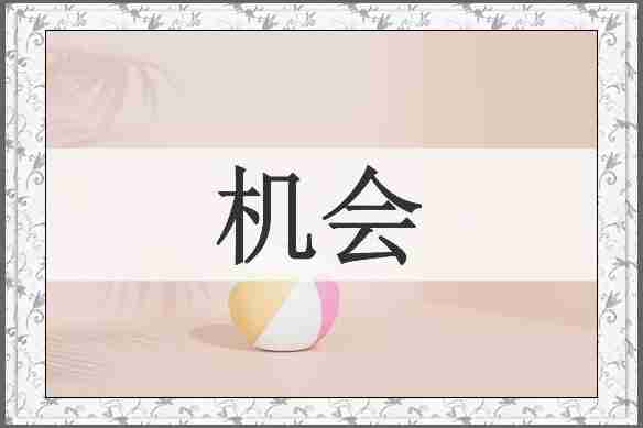 机会