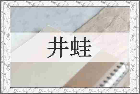 井蛙
