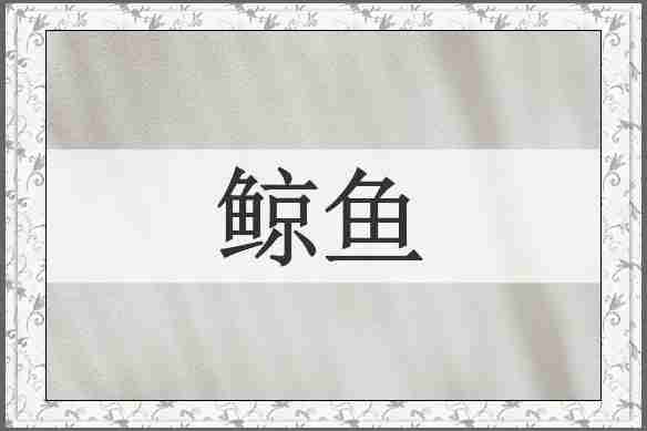 鲸鱼