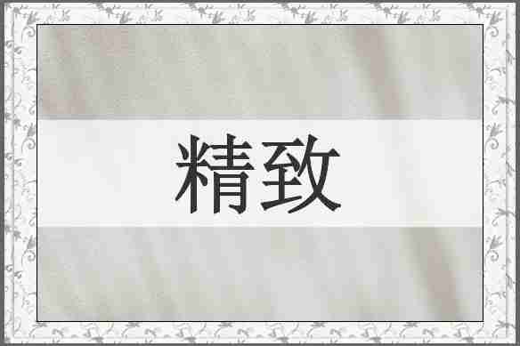 精致