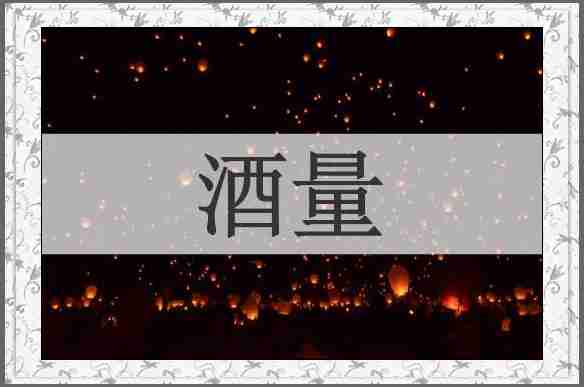 酒量