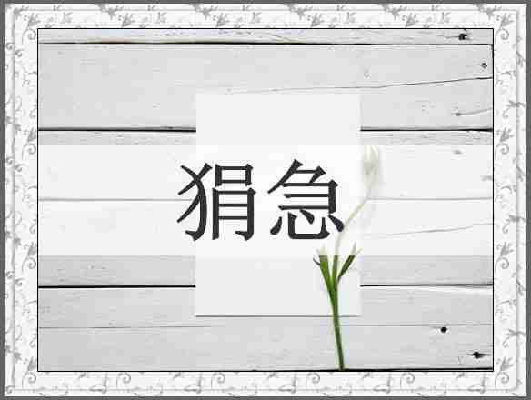 狷急