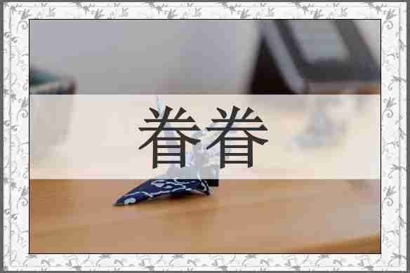 眷眷