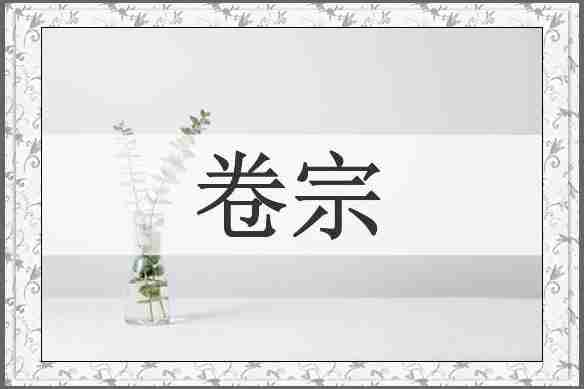 卷宗