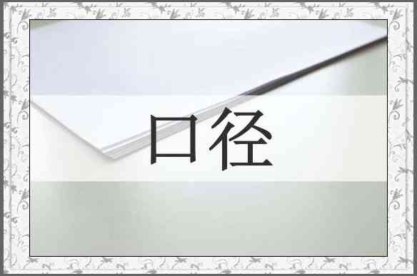 口径