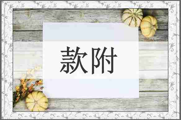 款附