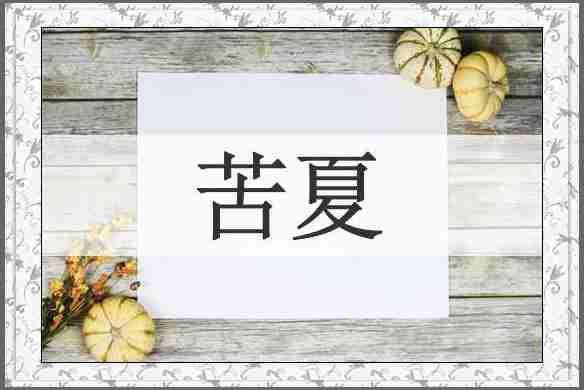 苦夏