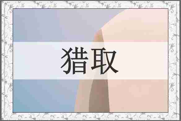 猎取