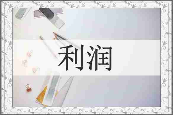 利润