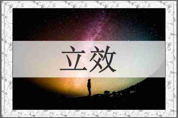 立效