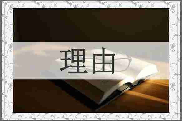 理由