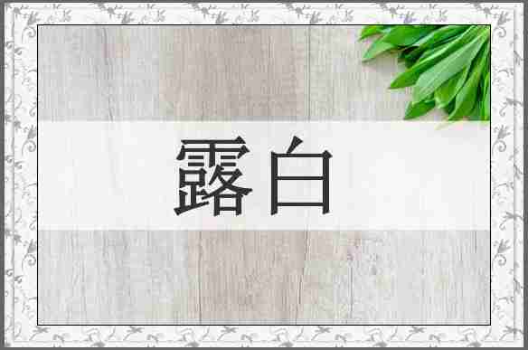 露白