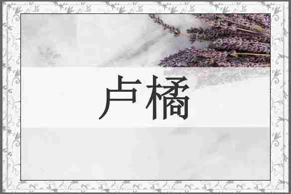 卢橘