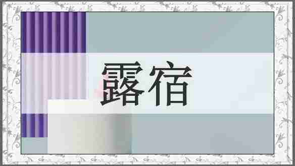 露宿