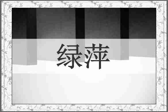 绿萍