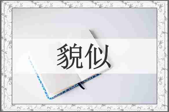 貌似