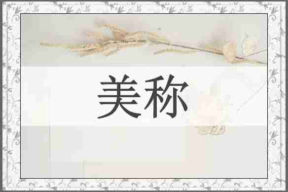 美称