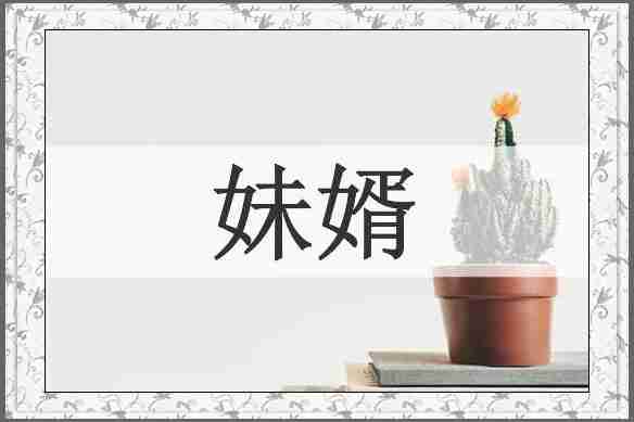妹婿