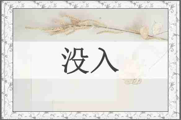 没入
