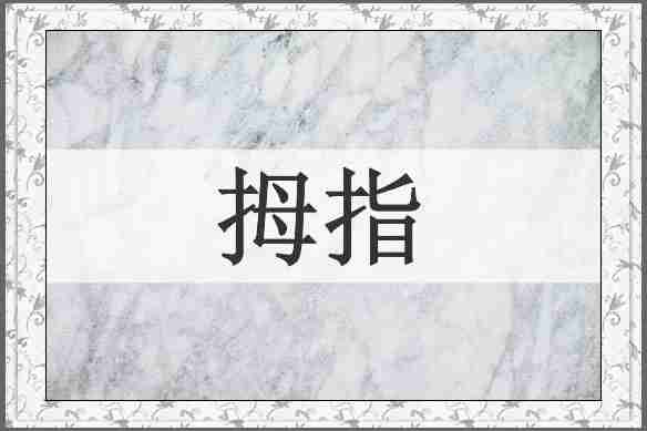拇指