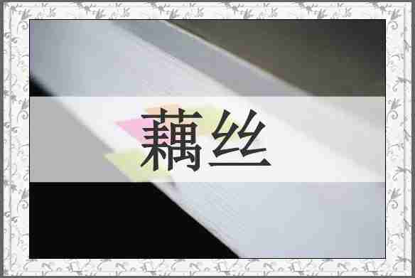 藕丝