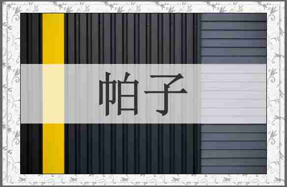 帕子