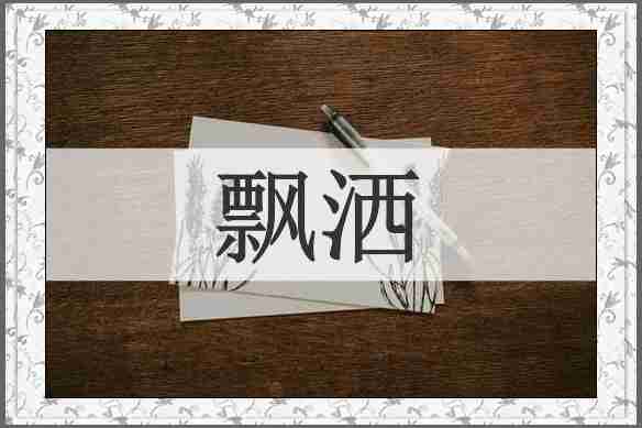 飘洒