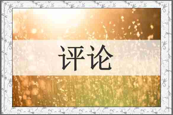 评论