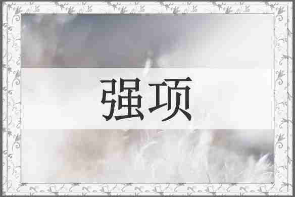 强项