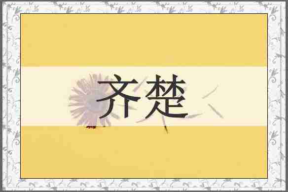 齐楚