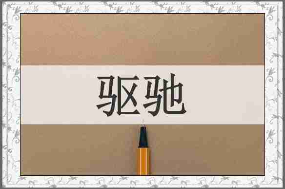 驱驰
