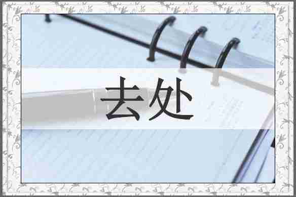去处