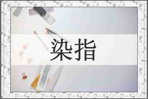 染指