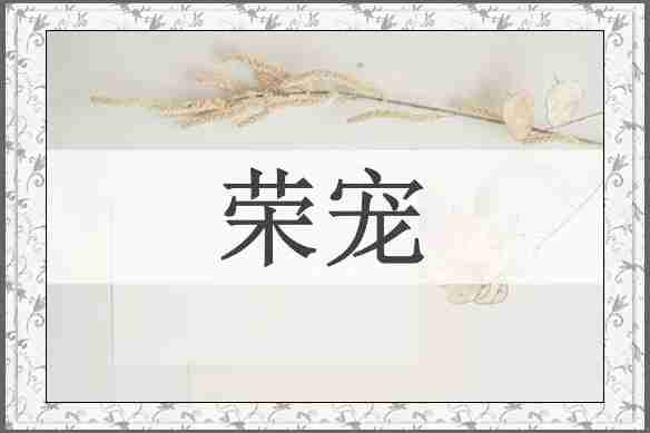 荣宠