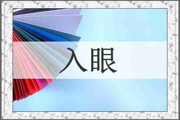 入眼