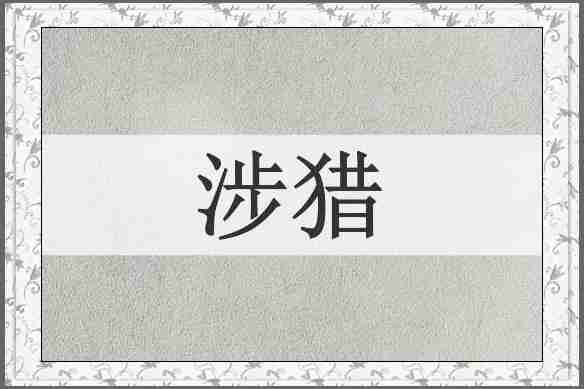 涉猎