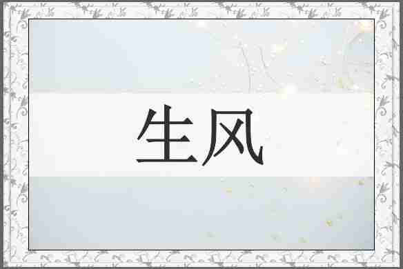 生风