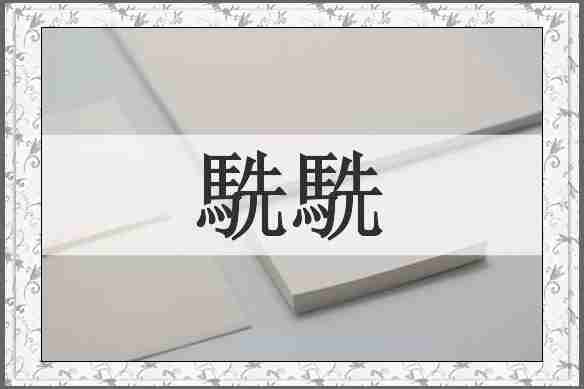 駪駪
