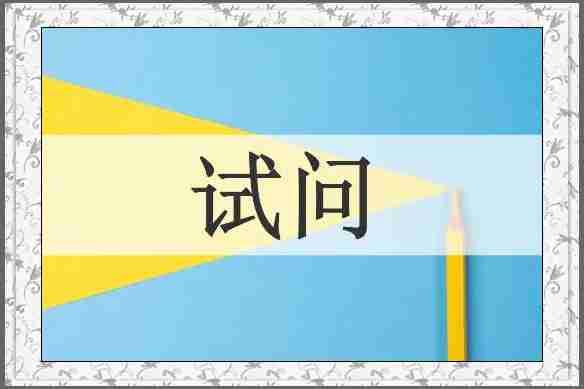 试问