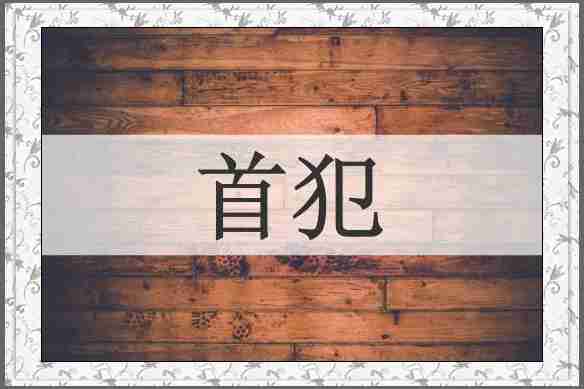 首犯