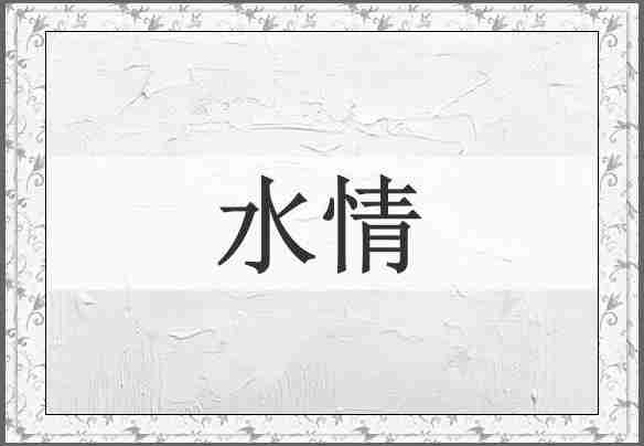 水情